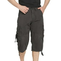 Muški na otvorenom Teretne kratke hlače Ležerne prilike za vuču Elastični struk kratke hlače Multi-džepne