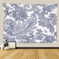 Tapiserije modna cvjetna tiskana tapiserija poliesterska tkanina za spavaću sobu
