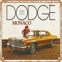 Metalni znak - Dodge Royal Monaco Brougham vrata Hardtop Vintage ad - Vintage Rusty Look