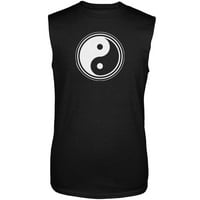 Stara slava muški yin yang krugovi grafička majica bez rukava