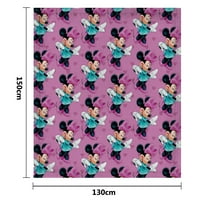 Mickey Minnie Mouse Cartoon Flannel bacajte pokrivač toplog toplog ugodne flanelne plišane pokrivač sva sezona lagana težina dnevna soba 50 x60