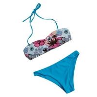 Ženski tonjsko čišćenje bikinija visokog struka brazilskog bikinija ljetna plaža odijela seksi kupaći