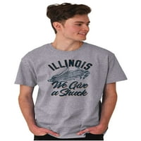 Illinois dajte shuck smiješno il kukuruz muške grafičke majice Tees Brisco Marke 4x