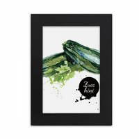 Zucchini Povrće ukusno Zdravo akvarel Desktop Photo Frame Frame Slika Prikaz umjetničkog slika