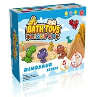 Svijetli set igračaka Dinosaur, treperivanje boja mijenjaju svjetlost u vodi, plutajući dino kupatilo kupatilo kupatilo kupatilo igračka za bebe dijete dijete dijete dječje dječje djevojke na Božić