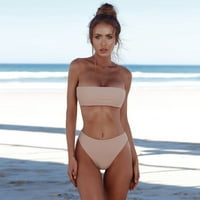 Novi kupaći kostimi za bandeau zavoj bikini set push-up brazilski kupaći kostimi na plaži