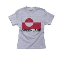 Grenland Flag - Specijalna vintage izdanje Djevojke pamučna mladost siva majica