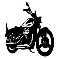 Zidni zidni motocikl od Wallmonkeys Ogulja i palica Grafički WM220633