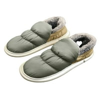 Daeful Muške kuće cipele na papučama Mekana plišana zimska papučica Vanjska lagana velptorija ugodne