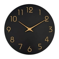 Amousa Wall Clock bateriju, tihi nontić, boho moderni ukrasni sat za kupaonicu, ured, spavaću sobu,