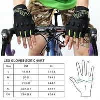 Biciklističke rukavice pola prsta, spasiteljske ljetne planinske rukavice, punjivi modovi baterije Visoka