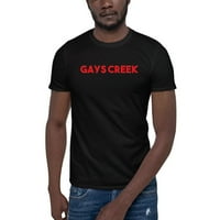 Crveni gay creek kratki pamučni majica kratkih rukava po nedefiniranim poklonima