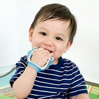 Waroouhouse baby tetičke igračke BPA-Besplatno Emotionalna udobnost Podesivi ručni narukvice Chew Goootings