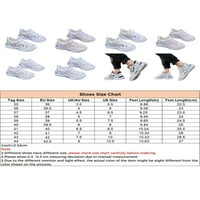 Žene trčanje cipele čipke za hodanje cipele sportske tenisice unise prozračne modne tenisice muške mreže bijele 8