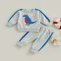 Toddler Baby Boy trenerke Slatka dinosaurska dukserica + hlače Sportski odijelo Jesen uzročnika