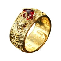 FENG SHUI Podesivi prsten Buddhist Mantra Amulet privlače bogatstvo Lucky Open R2S0