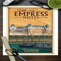 Victoria, British Columbia, Empress Hotel, Litho