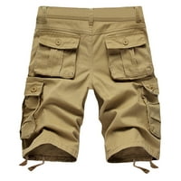 Teretne hlače za muškarce muške ljetne modne i slobodne hlače s više džepnim cjelovima