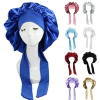 Meidiya Women Saten Bonnet Solid Spavaća šešir noćni san Kapa za kosu