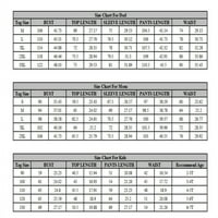 Podudaranje porodične pidžame setovi Božićni podudaranje praznične PJS Pismo Ispis Top i plaćene hlače