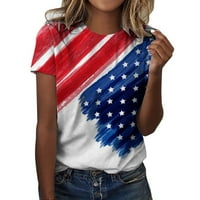 Ženske majice Dan nezavisnosti Ispiši svakodnevno ljeto o rezervoar za vrat Američki 4. juli Ispis bluza