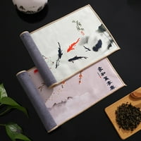 Mairbeon čaj ručnik kineska slika Tradicionalni stil Coral Fleece Rivers Planine debeli stolni mat Professional