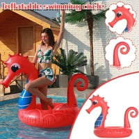 Fonwoon Mount na napuhavanje Igračka crvena odrasla osoba zadebljala PVC Plivač za plivanje Vodena igračka,