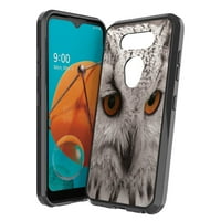 Capsule Case kompatibilan sa LG K [hibridni gel dizajn tanka tanka fit mekana hvataljka crna futrola zaštitna poklopac] za US Cellular LG k lmk300um