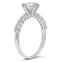 1. CT okrugli rez originalni kultivirani dijamant si1-si g-h 18k bijelo zlato obećanje vjenčanja Engagement