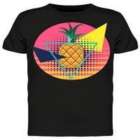 Okruženi ananas trouglos majica - majica -image by shutterstock, muški medij