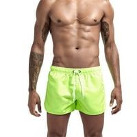 Camland Muški kratke hlače Ljeto Plus Veličina Brzi unise Ležerne prilike za kostim kostim sa džepom Solid Candy Pet bodova plaža Muška kupaći kostim