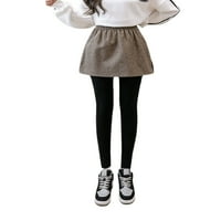Mialeoley ženska suknja, gusta plaćena velika elastična struka kratka suknja sa bočnim prorezom plus veličina