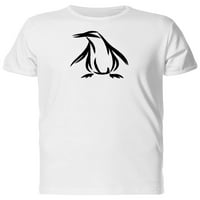 Majica za pingvin crna silueta Muškarci -Mage by Shutterstock, muški medij