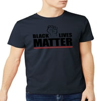 Ma croi muški crni životi važni blm pravda crna povijest grafički ispis majica kratkih rukava
