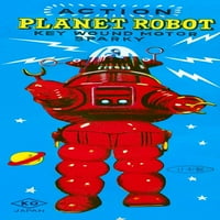 Action Planet Robot Poster Print Retrobot Retrobot