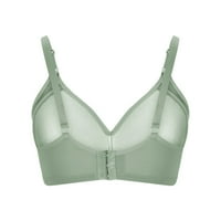 Crvena Bralette, Ženska izvezna sjajna glossy udobna udarna grudnjaka Donje rublje bez naplatka, Bralette