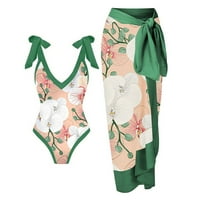 Honeeladyy ženski od strapppy tankuni set cvjetni print kupaći kostimi sa kratkim hlačama atraktivni