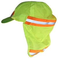 Tropic šeširi Građevina Neon Fluorescentna šešir W preklopljiva vrata za vrat - žuta