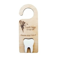 Sobni dekor zub vilično vješalica za vrata sa držačem novca i zubnim dekorom zuba vilicom BO Potaknite