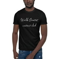Najveći svjetski ugovor Creder kratki rukav pamučna majica od nedefiniranih poklona