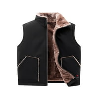 Sanviglor muns jakna vest ovratnik zimski topli kaputi bez rukava sa rukavima COMPET FIT SHERPA CAPE TOPEWEAR BLACK M