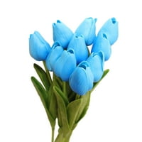 OPVISE SET Umjetni tulip Cvijeće Mother Day Decor Decor Poklon fotografija Prop