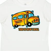 Inktastično kako se rolim školskom autobusu poklon dječaka mališana majica ili majica mališana