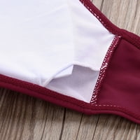 Žene dvodijelni bikini kupaći kupališta Square Scrat Sexy Backing Backing odijelo za kupanje