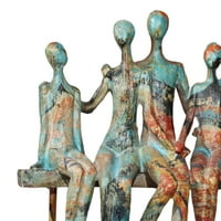 Kreativno apstraktno statuu figurice umjetničke likovne statuama smola za obnaljna ornament skulptura