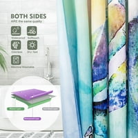 Tropska prirodna krajolik kupatilo tuš za zavjese Pejzažni vodootporni tuš za zavjese 3D tkanine zastori