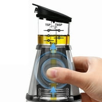 Mjerenje začinske boce za ulje za ulje Izdržljive boce za visoku i nisku temperaturu za pečenje i vanjsku roštilj