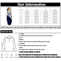 Haljine za žene casual maxi tiskani V-izrez za gležanj Dužina Dress Dresses 2xL