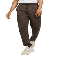 -Style SAD-a muški ležerni salon fleece dukseri sa džepovima FL78-GSTYLE - smeđa - velika