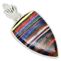 Rainbow Calsilica Sterling Srebrni privjesak nakit allp-606
